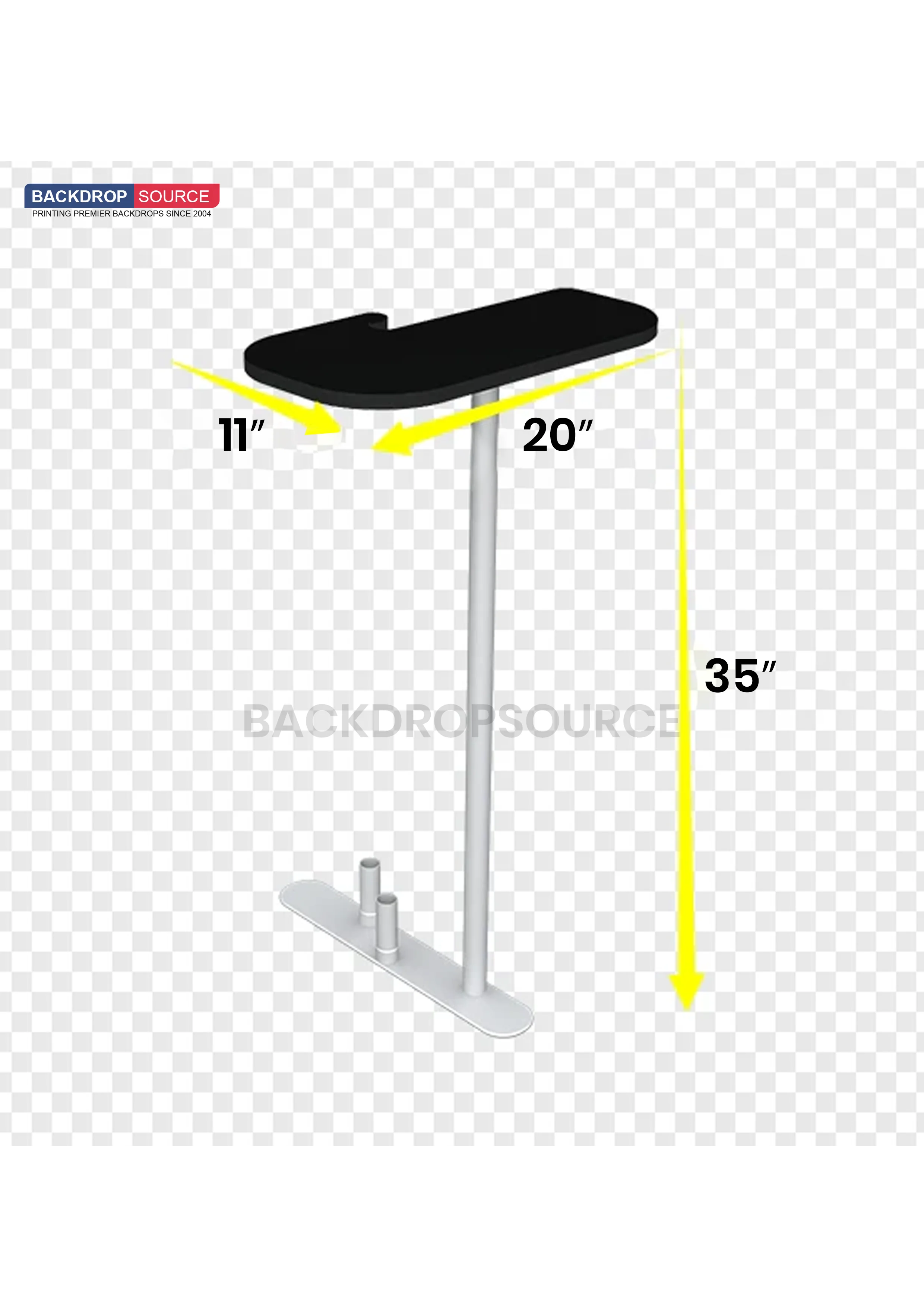 10ft Wide Premium Modular Exhibition Booth Kit with TV Display - Image 9
