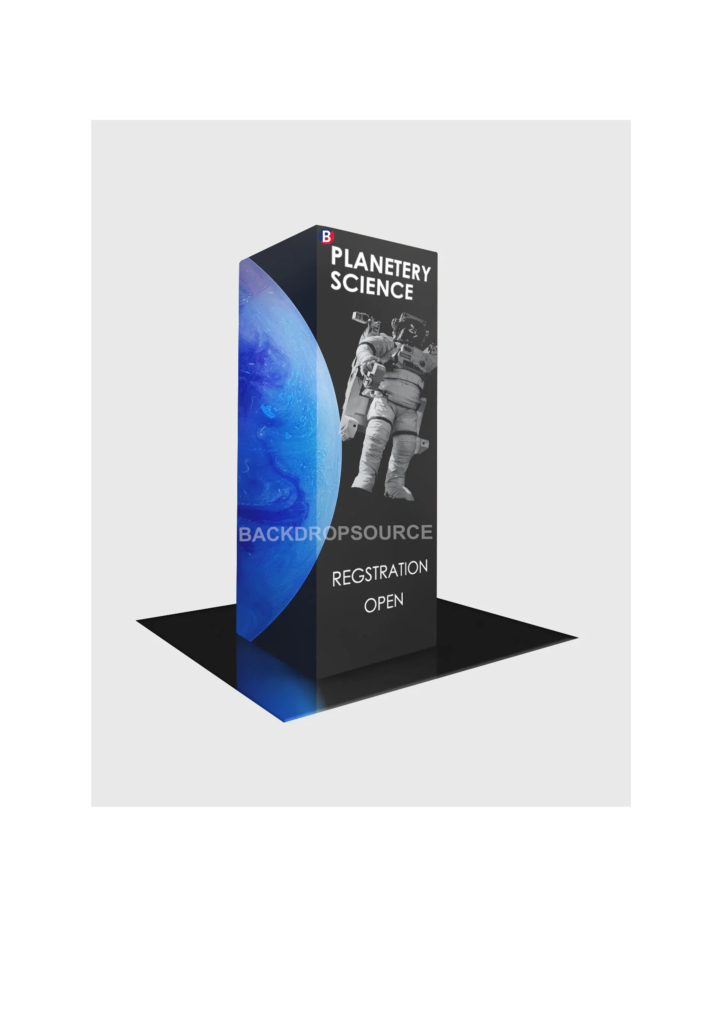 Modular EZ Cubic Fabric Tower Display - Image 4