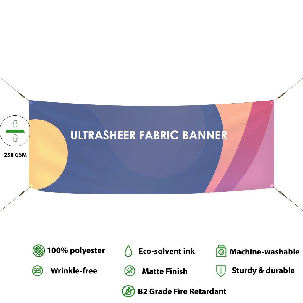 Ultra Sheer Fabric Backdrop Printing - Image 2
